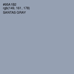 #95A1B2 - Santas Gray Color Image